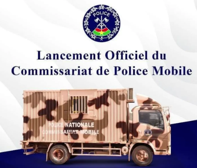 Burkina Faso : Lancement du premier commissariat mobile pour une sécurité de proximité